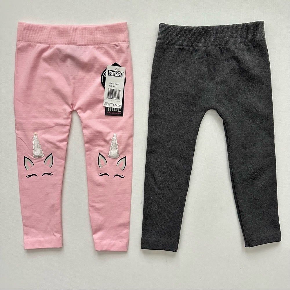 Star Ride Toddler Girl Leggings Size 2-4T